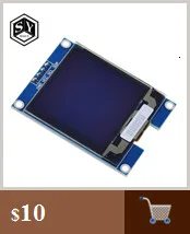 Большой TFT дисплей 0,96/1,3 дюймов ips 7P SPI HD 65K полноцветный ЖК-модуль ST7735 Привод IC 80*160(не OLED) для Arduino