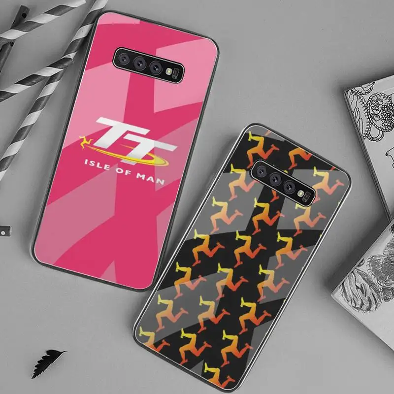 

Isle of Man Racing Phone Case Tempered Glass For Samsung S20 Plus S7 S8 S9 S10 Plus Note 8 9 10 Plus