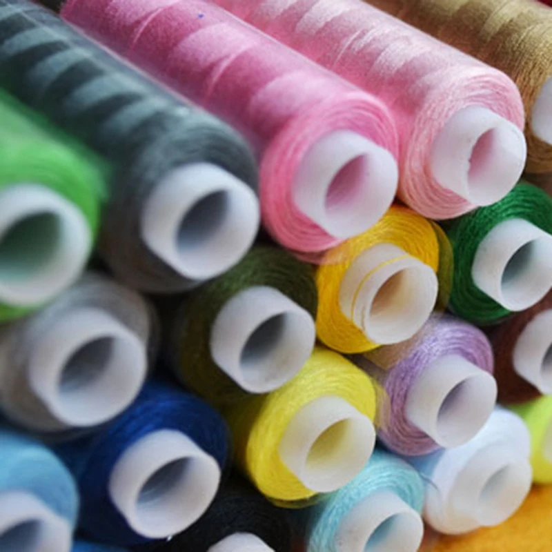 Набор швейных нитей с 30 катушками машина для вышивки нитями из полиэстера