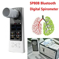 sp80b bluetooth digital spirometer color display lung function breathing pulmonary diagnost usb portable medical device software