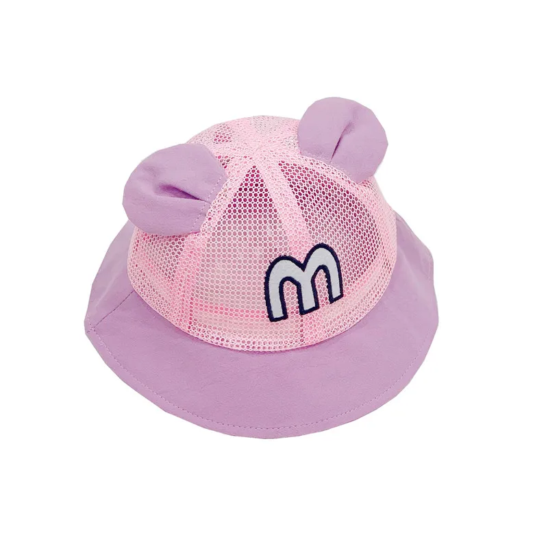 Детская шляпа-ведро летняя тонкая тканевая пляжная шляпа для мальчиков и девочек