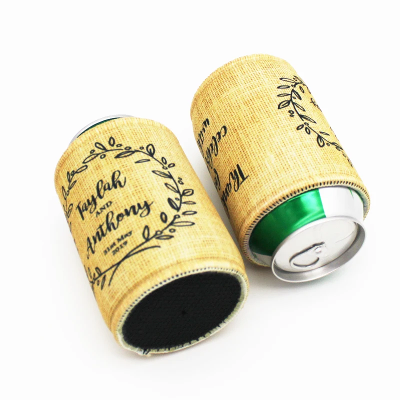 150 штук Индивидуальный Дизайн Печать неопреновые короткие держатели с