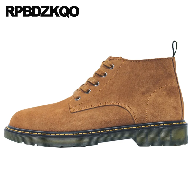 Замши в винтажном стиле Осенние черные ботиночки Модная женская дизайнерская