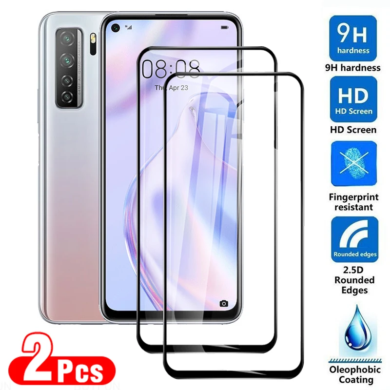 

2 Pcs Full Screen Protector For Huawei Honor 30S Tempered Glass On The Honor 30 S Honor30 Honor30s CDY-NX9A 9H Protective Film