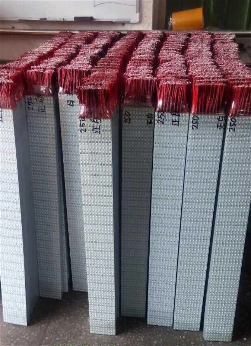 10 шт. SMD5630 5730 светодиодный светильник из алюминиевого сплава не водонепроницаемый 0,5 м 36 светодиодный/м DC 12 В светодиодный жесткий светильник