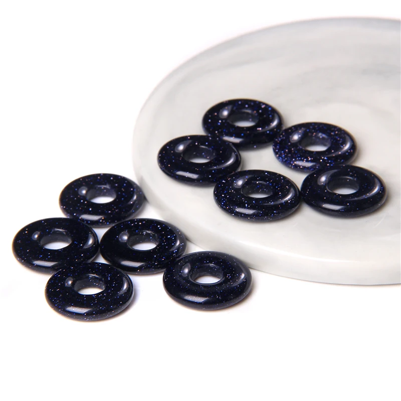 

18 MM Polished Indian Agat Beads Pendant For Necklace Wholesale Large Hole Natural Polished Stone Bead DIY Making Jewelry Earing