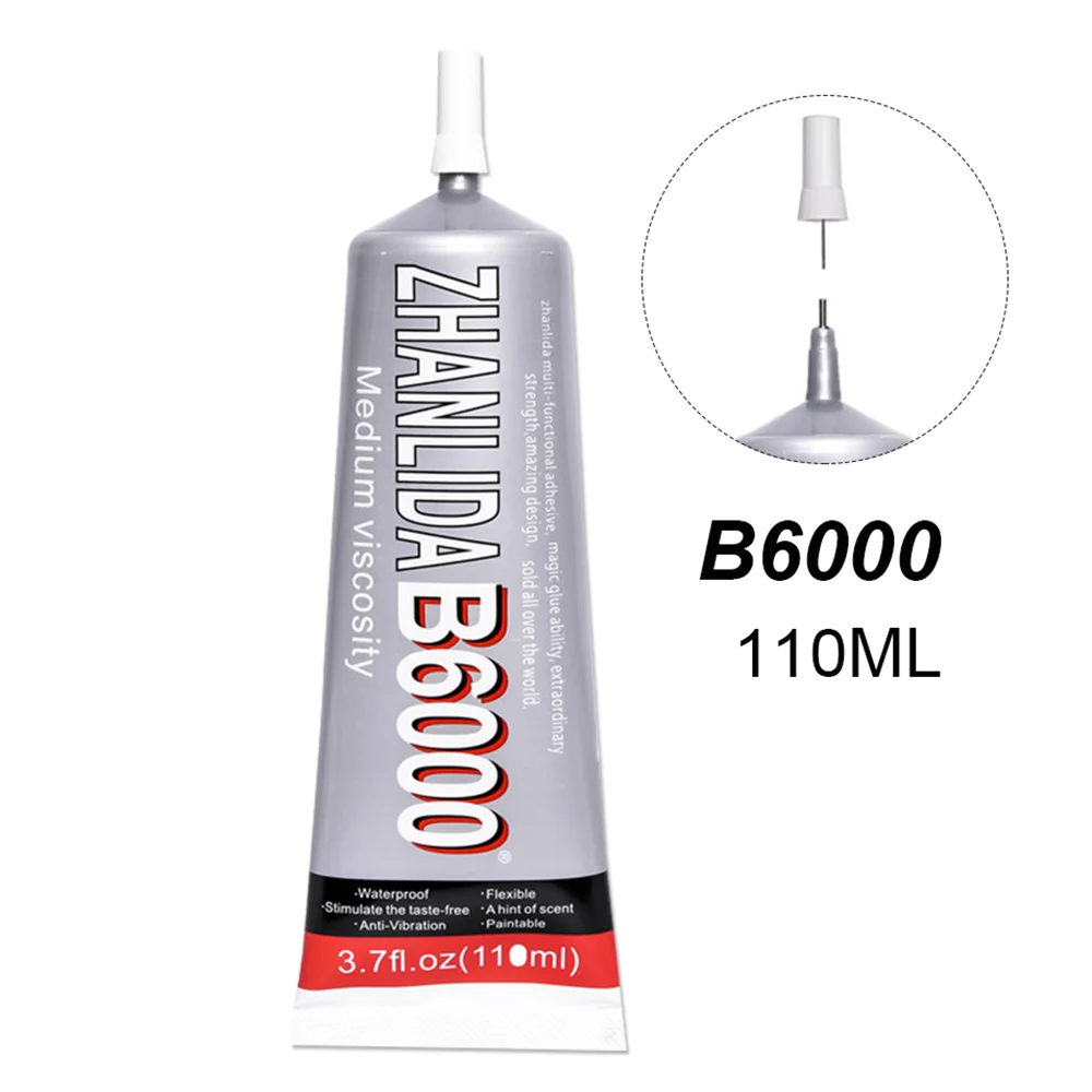 

High Temperature 110ML Super Epoxy Resin T6000 Glue Adhesive Stone Wood Fabric Cloth Leather Plastic Touch Screen E8000 b7000
