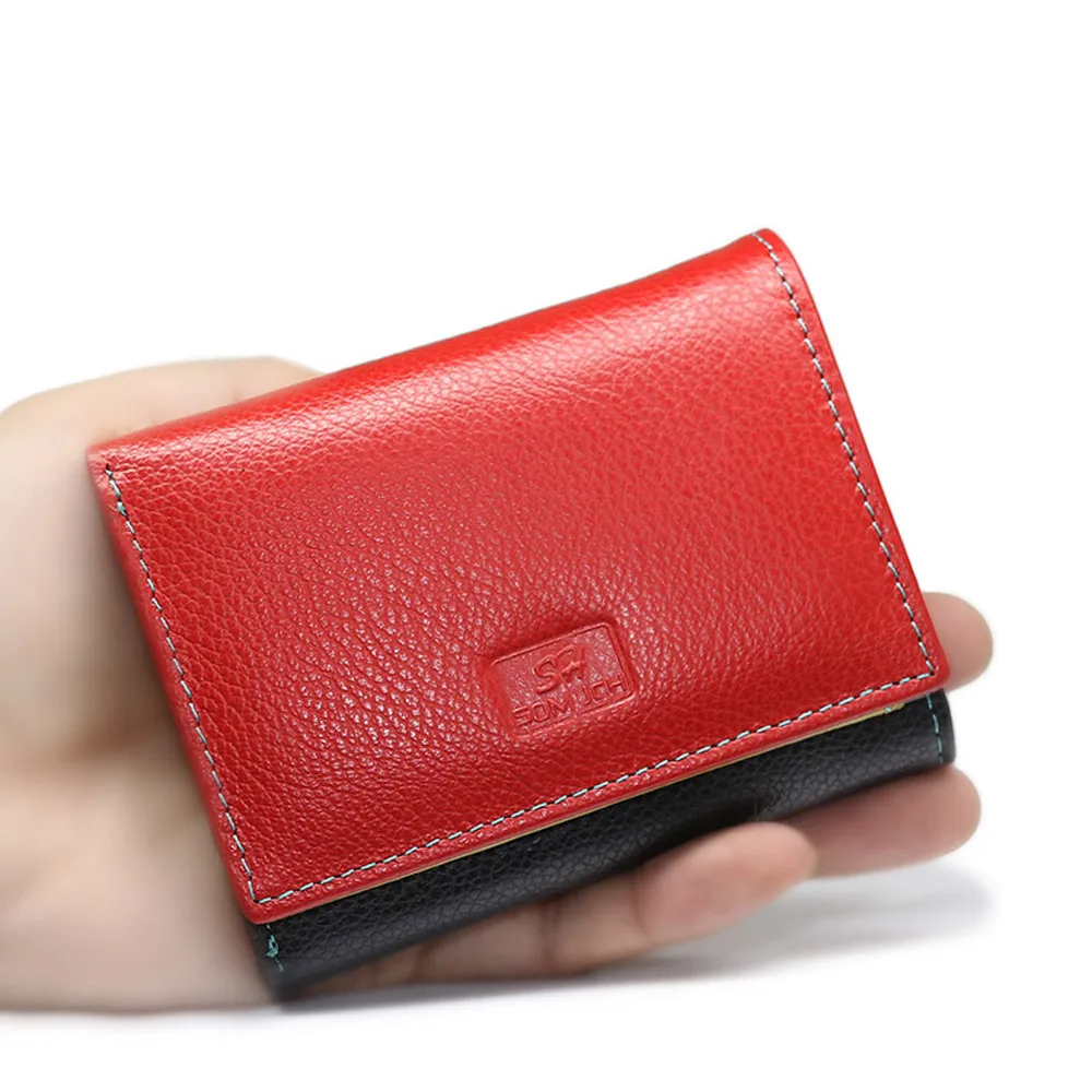 Маленький кошелек из натуральной кожи для женщин люксовый брендовый миниатюрный