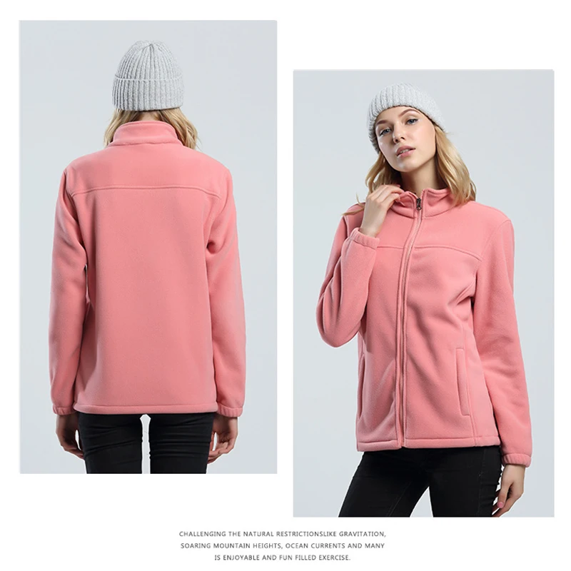 Уличная зимняя Флисовая теплая куртка для мужчин и женщин утепленные дышащие