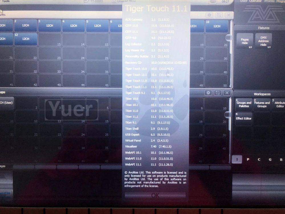 Профессиональный Tiger touch LIV музыкальный сценический эффект световая консоль с чехлом для DJ dmx-контроллер диско точечный луч мыть движущаяся головка