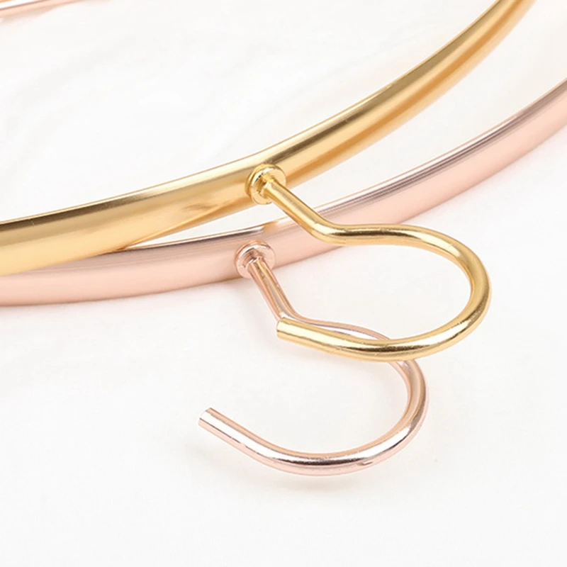 5Pcs Clothes Hanger Anti Slip Seamless Aluminum Alloy Clothing Drying Rack Wardrobe Storage Hanging Pants Hangers | Дом и сад