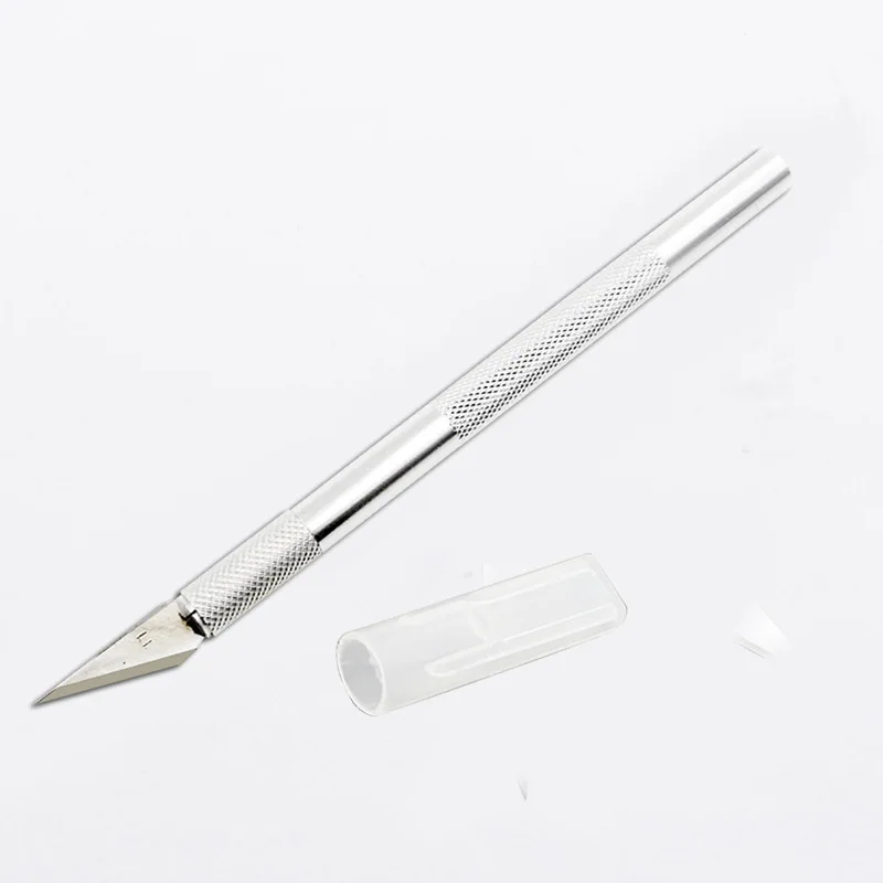 Металлический нож для скальпеля Лезвия #11 нескользящий резак гравировальные