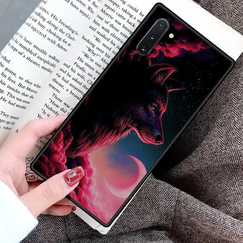

Ruthless wolf face Phone Case For Samsung Galaxy S8 S9 S10 Plus S10E Note 3 4 5 6 7 8 9 10 Pro Lite cover