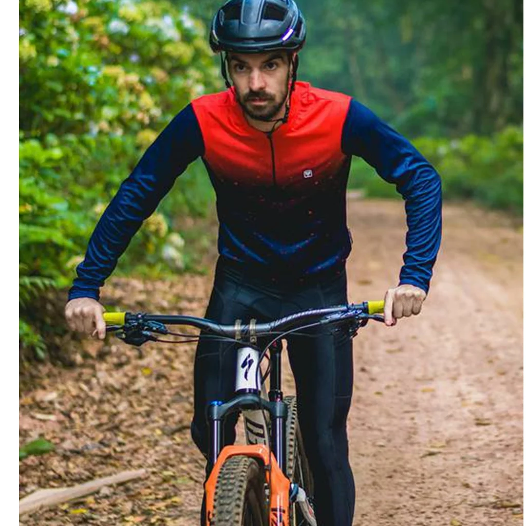 

2021 Winter Mens Cycling Jackets Free Force Long Sleeve Thermal Fleece Warm Ciclismo Maillot Jerseys Bike Corta Vento Masculino