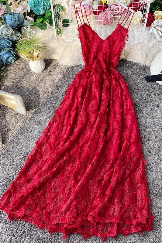 

2020 new fashion women's clothing adult Spaghetti Strap V-Neck dresses women dress