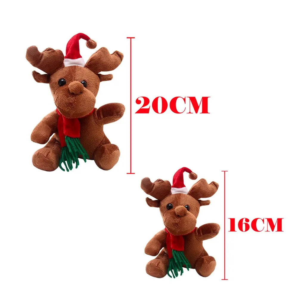 

Christmas Elk Doll Plush Toys Gifts Decorations Small Decorations Musical Dolls