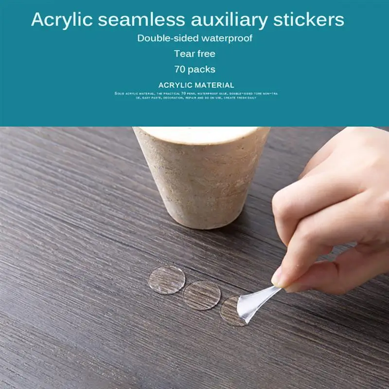 Двусторонняя клейкая лента прозрачная водонепроницаемая 70 шт. | Обустройство