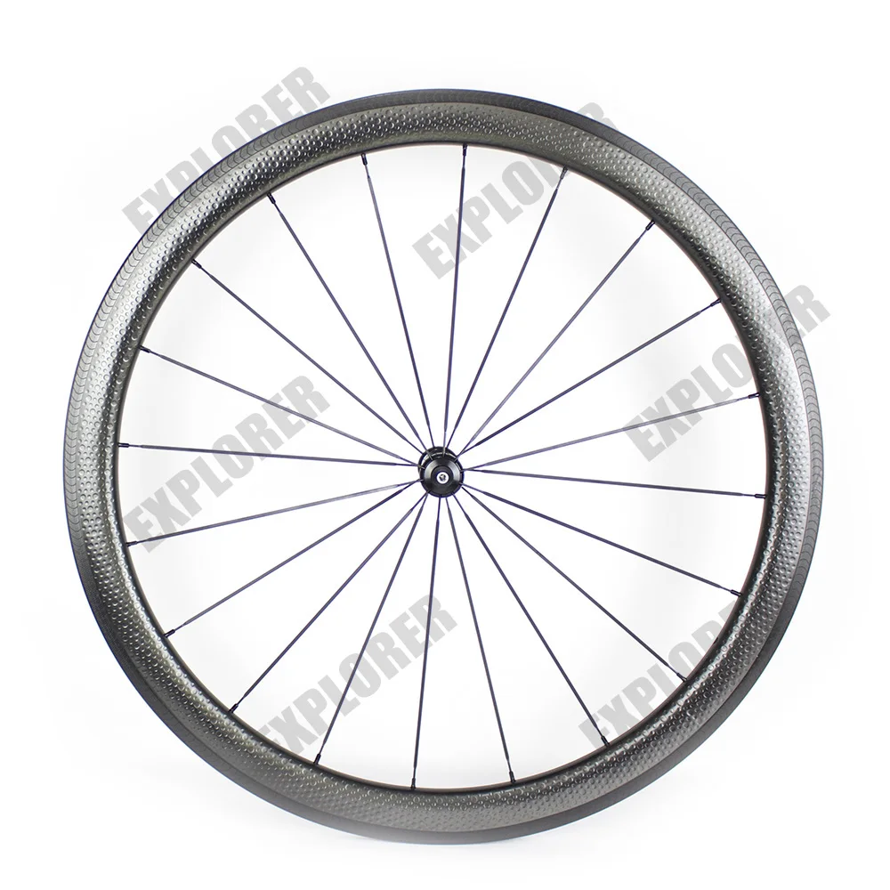 

Carbon-Wheelset Full Dimple Aerodynamic 45mm*26mm R36 Hub Golf Surface Carbon Bicycle Showstopper Brake Track Pillar Spokes