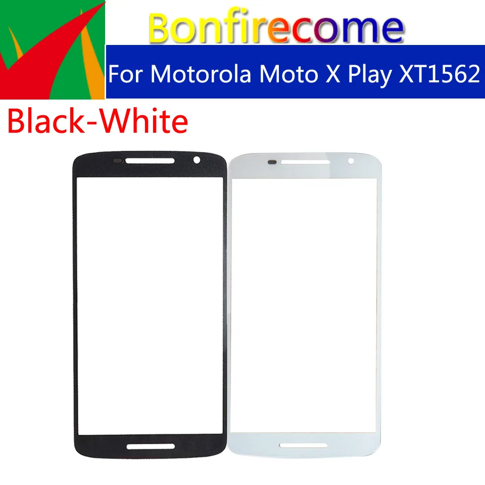 10 шт  Лот сенсорный экран для Motorola Moto X Play XT1562 сенсорный экран стекло передней панели объектив внешнее стекло ЖК-дисплея 5,5
