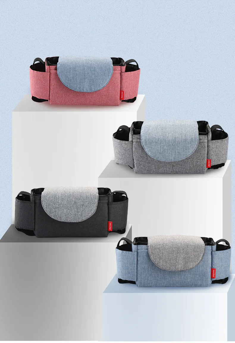 

Baby Stroller Organizer Bag Mummy Diaper Bag Hook Baby Carriage Waterproof Large Capacity Stroller Accessories Travel Nappy
