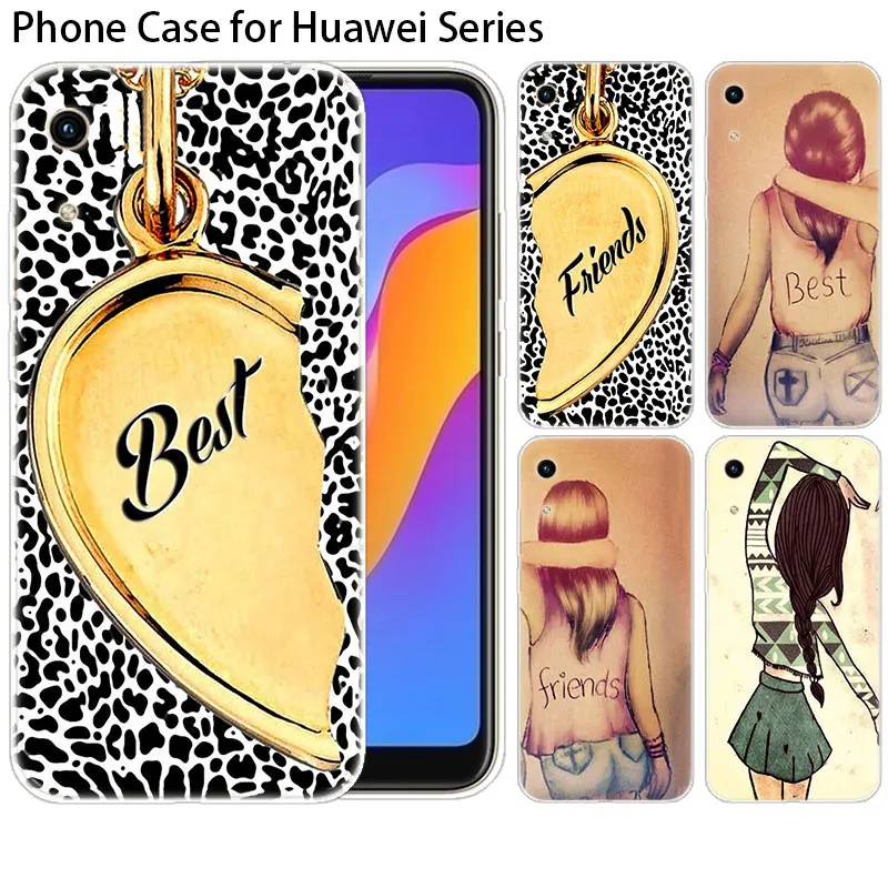 Силиконовый чехол с надписью love you forever best friends для Huawei NOVA 5 5i Mate 30 Lite Y9 Prime P Smart Z Plus 2019