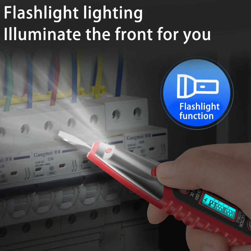 Цифровой тестовый карандаш ANENG 12-250 В переменного/постоянного тока электрический