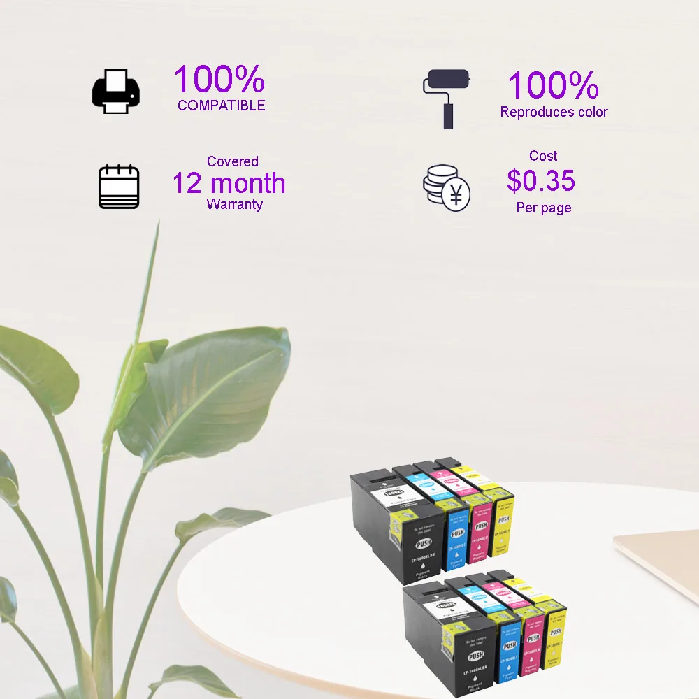 8 Pack Compatible for PGI-1600XL B/C/M/Y Print Ink Cartridge Canon Maxify MB2160 MB-2160 printer | Компьютеры и офис