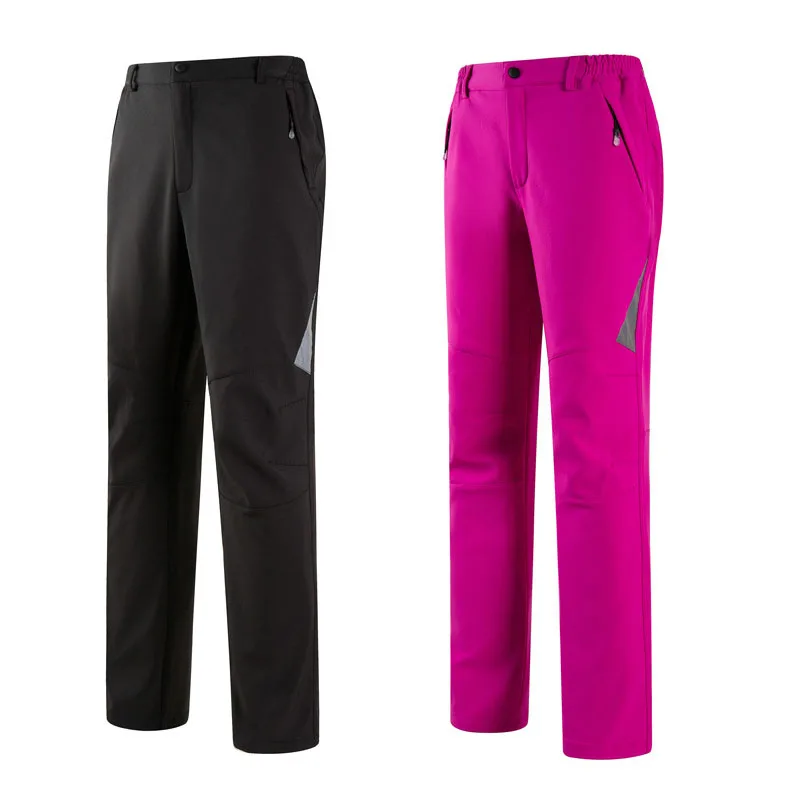 Зимние мужские и женские Дышащие Мягкие штаны в виде ракушки уличные