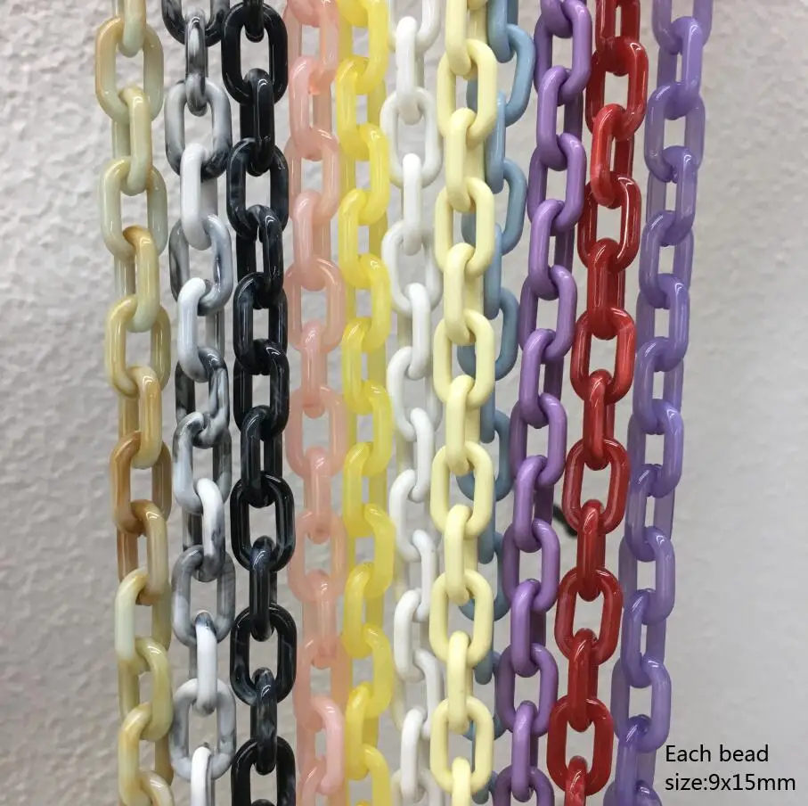 Акриловые аксессуары для женских очков чтения 9x15 мм | Украшения и