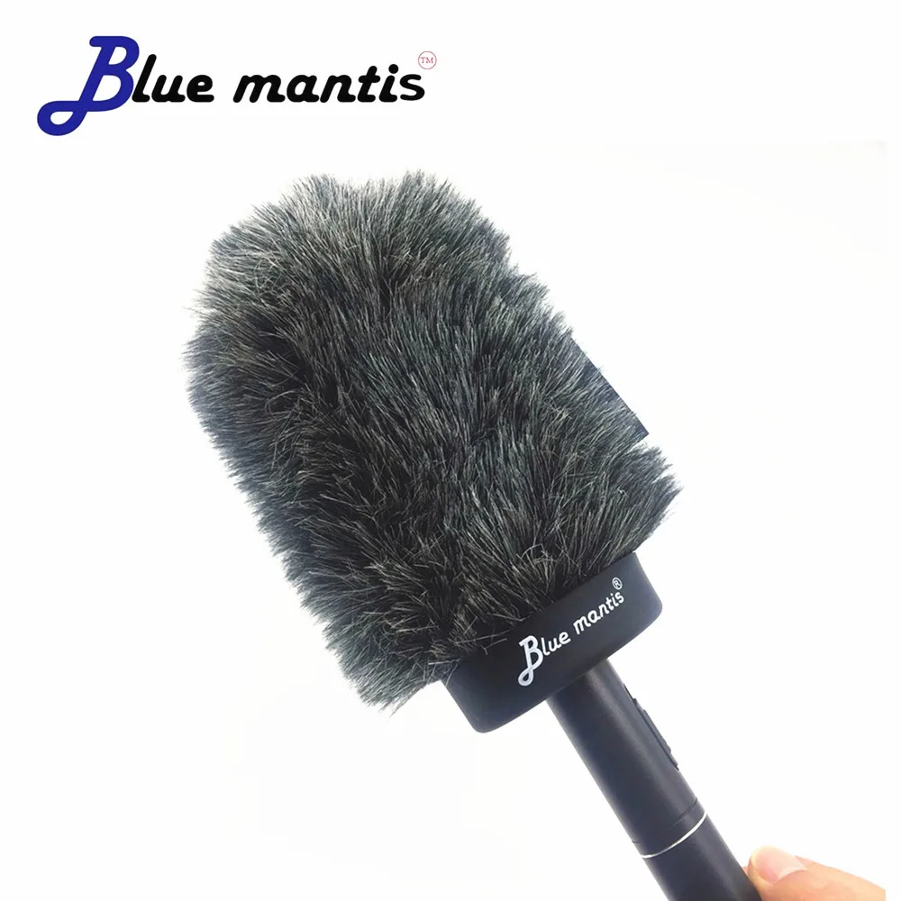 Dead cat Slip-on windshield Integral Microphones fur cover For Interview Microphone Outdoor Shooting Mic Furry Windshield Cover