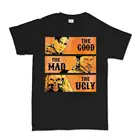 Мужская модная забавная уличная одежда The Good The Mad The Гадкий, брендовая одежда, индивидуальные футболки, рубашка в стиле Харадзюку