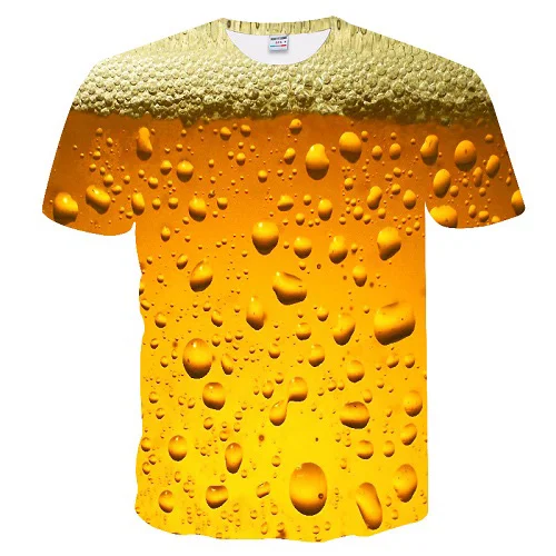 TX-238 Новинка футболка мужская 3D Футболка с принтом пива хип хоп Crewneck короткий рукав Мужская/Женская футболка футболки забавные мужские футболки - Цвет: TX-238