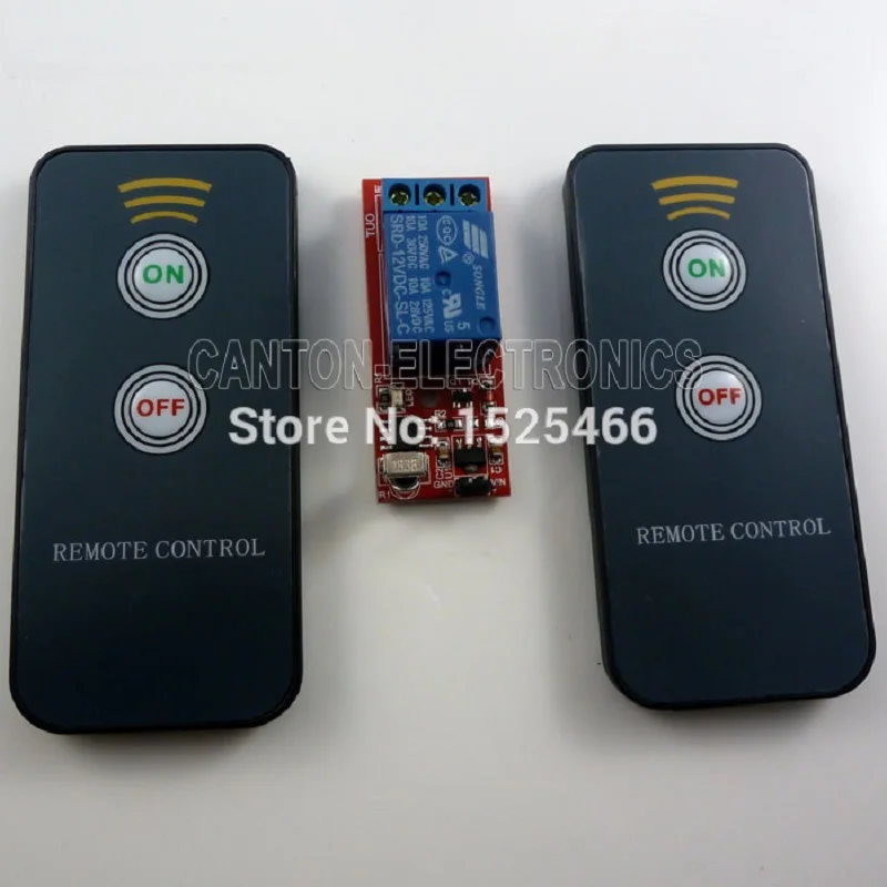 12 В постоянного тока переключатель дистанционного управления плата реле