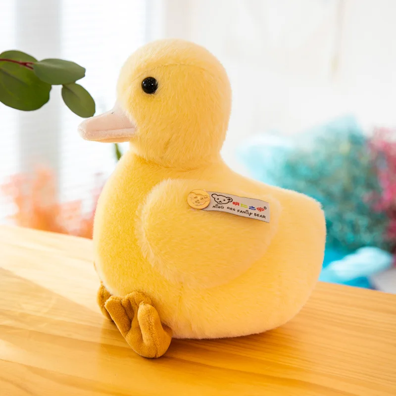 12/22/28cm Simulation Yellow Duck Plush Toys Caroon Real Life Animal Stuffed Doll Children's Cute Gift Kids Birthday Present | Игрушки и