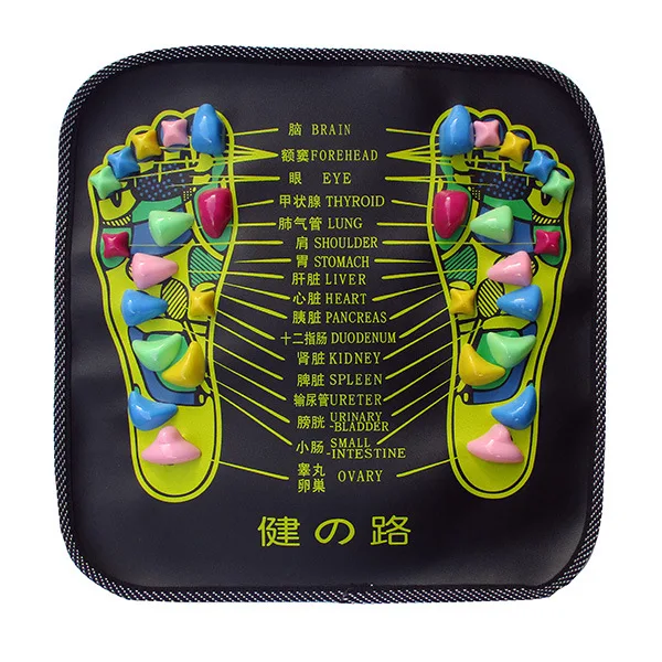 

Reflexology Walk Stone Foot Leg Pain Relieve Relief Walk Massager Mat Health Care Acupressure Mat Pad massageador