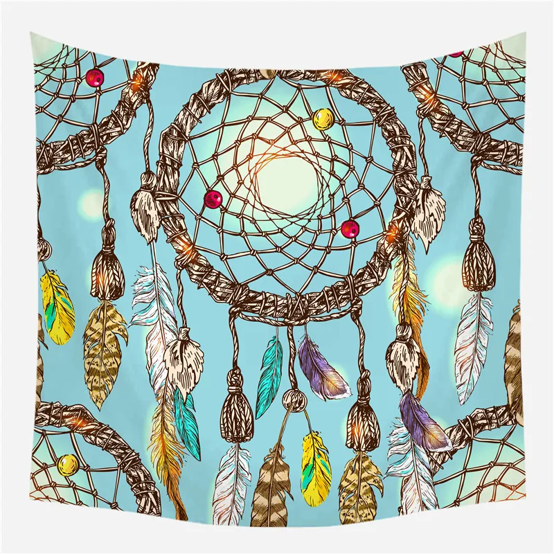 Fuwatacchi большой гобелен с рисунком ловцов снов настенные узоры одеяло в стиле