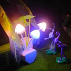 Новинка, ночник с вилкой для ЕС и США, Индукционная лампа Luminaria в виде грибов мечты, грибов, лампа 220 В, 3 светодиода, ночсветильник, светодиодный