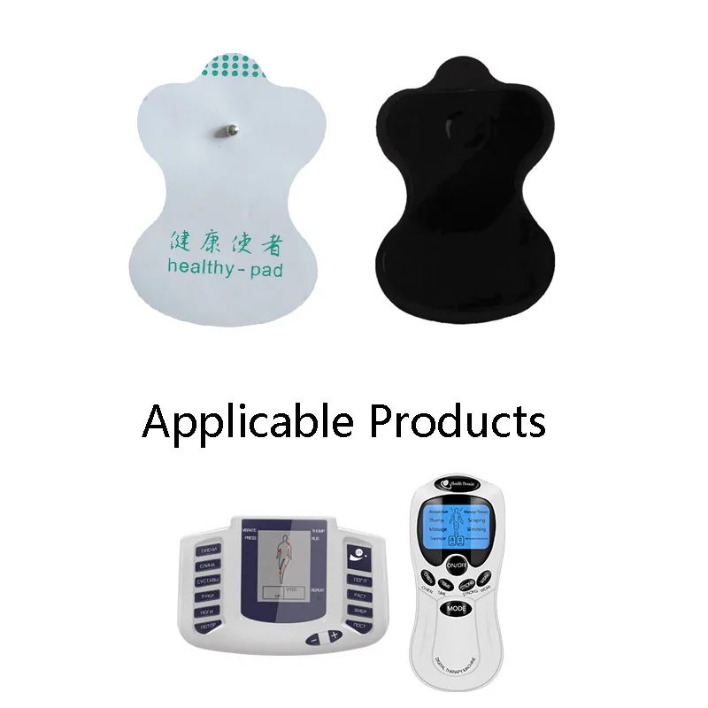 

10/20pcs Meridian Massage Apparatus Conductive Gel Pad Reusable Massage Electrode Patch For Body Acupuncture Therapy Massager