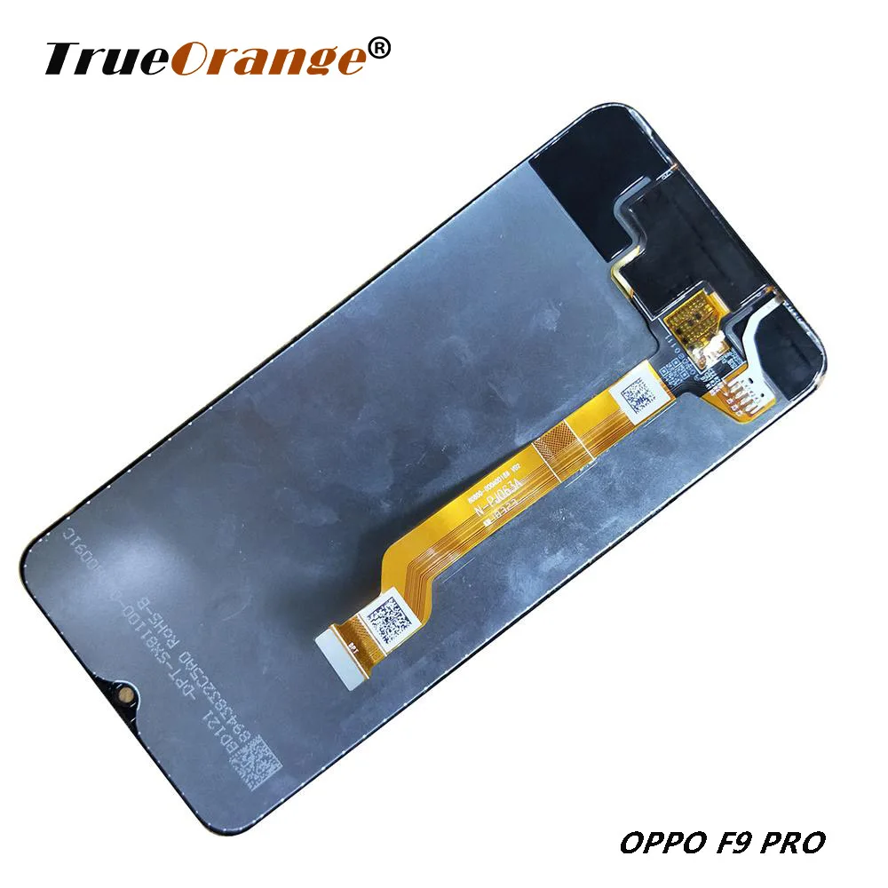 Black 6.3 inch New Full LCD DIsplay Touch Screen Digitizer Assembly With Frame For OPPO F9 Pro CPH1823 | Мобильные телефоны и