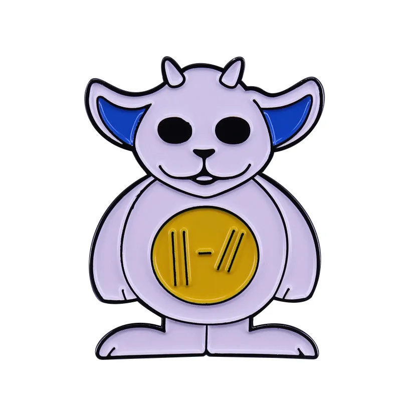 Эмалированные значки в виде милых животных на удачу коллекционные Оригинальные