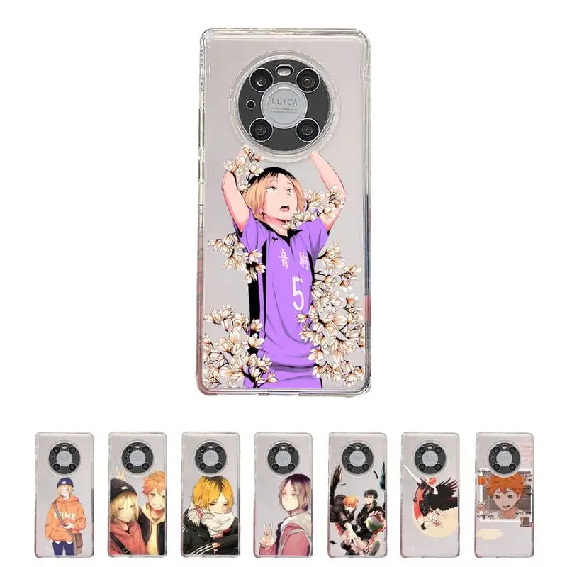 

Kenma Kozume of Haikyuu Phone Case Transparent For Huawei honor V 40 30 20 X note 10 pro lite max s Soft TPU Clear Mobile bags