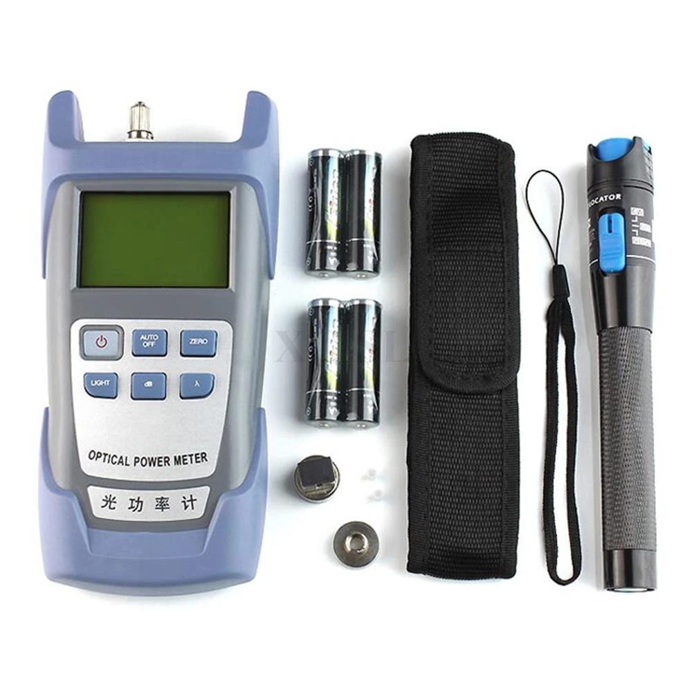 FTTH fiber optic tool kit FC-6S Fiber Cleaver Optical Power Meter 5-30km Visual Fault Locator otdr with Stripping Pliers | Мобильные