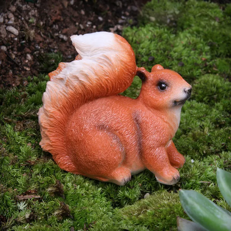 Животные белка Фея Ggarden миниатюры мини гномов Moss бонсай террариумов Изделия из