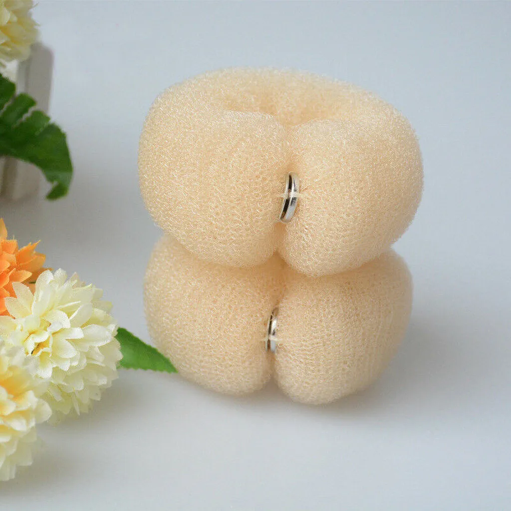 

Magic Roll Tool Hair Ring Diy Hair Foam Ring Shaper Snap Lock Twist Headband Ponytail Holder Ornament Headwear Hair Accessories