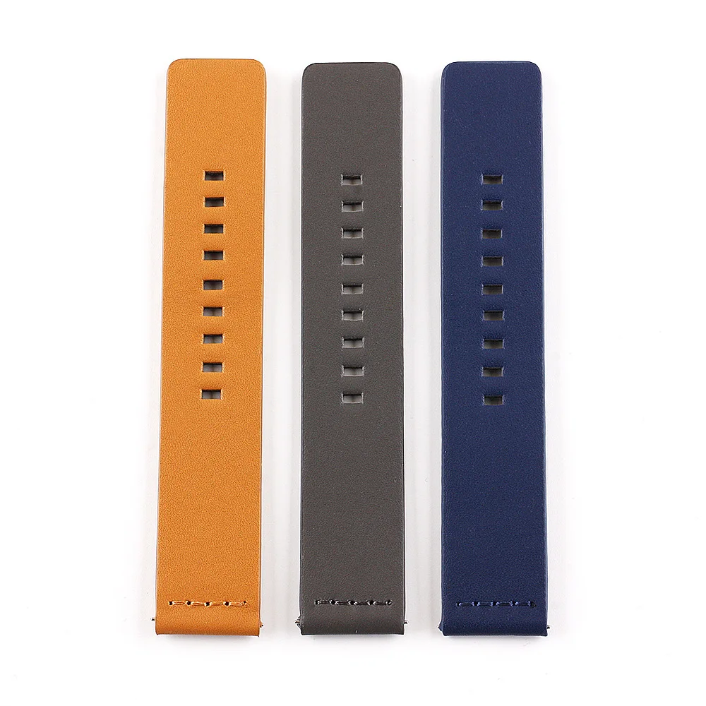 18 20 22 24mm Quick Release Genuine Leather Straps For Huawei Watch GT 3 Strap 42mm Amazfit GTS 2 Mini Amazfit Bip Watch Band