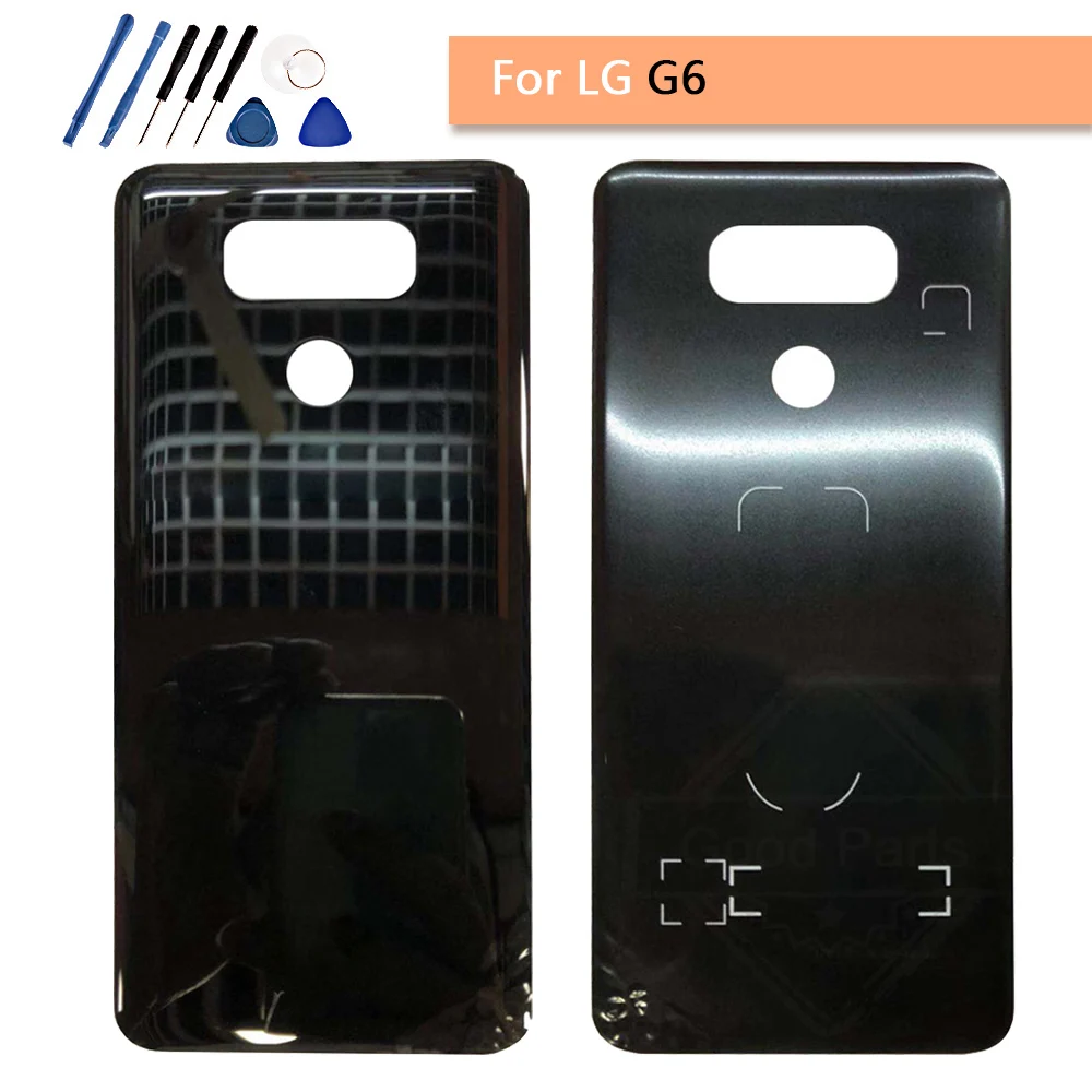 Новый 5 7 &quotдля LG G6 Задняя стеклянная крышка батареи задняя дверь корпус чехол для
