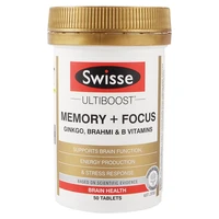 free shipping memory focus ginkgobrahmi b vitamins 50 capsules supports brain function energy production stress response