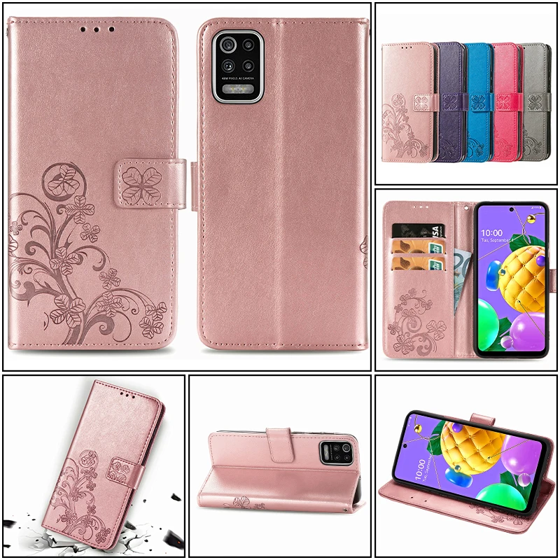 

Fashion Solid Color Case For LG K71 K61 K53 K52 K51S K42 K41S K22 Stylo 7 6 3 L 41A Velvet 5G 2 Pro Wallet Card Slot Flip Cases