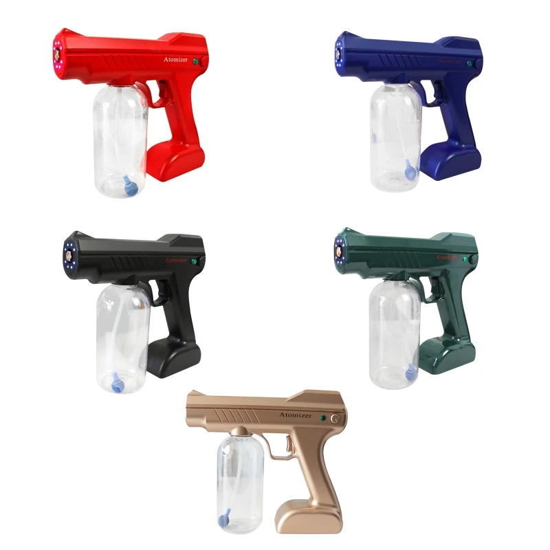 

Handheld Nano Sanitizer Sprayer Home Disinfection Atomizer Blue Ray Cordless P9YD