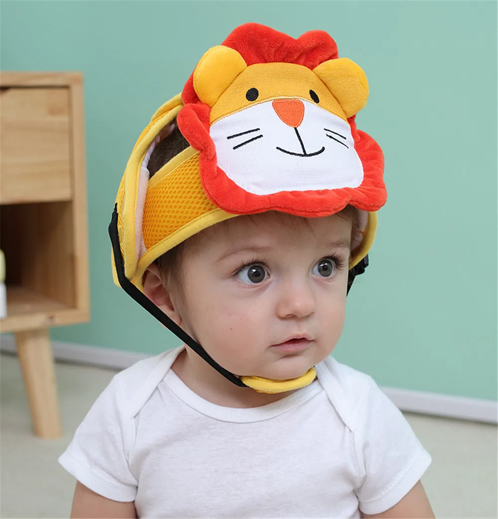 Baby Protective Helmet Boy Girls Anti-collision Safety Infant Toddler security & Protection Soft Hat for Walking Kids cap | Детская